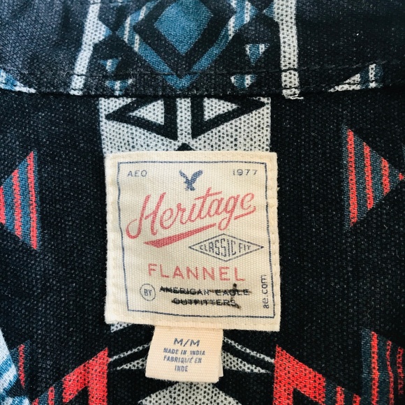 Aztec Pattern Button Down Top - Picture 8 of 8